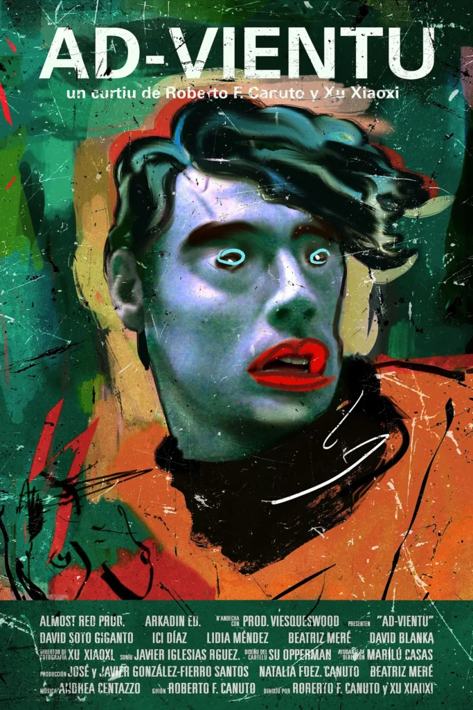 Póster oficial del cortometraje Ad-vientu Adviento (España)